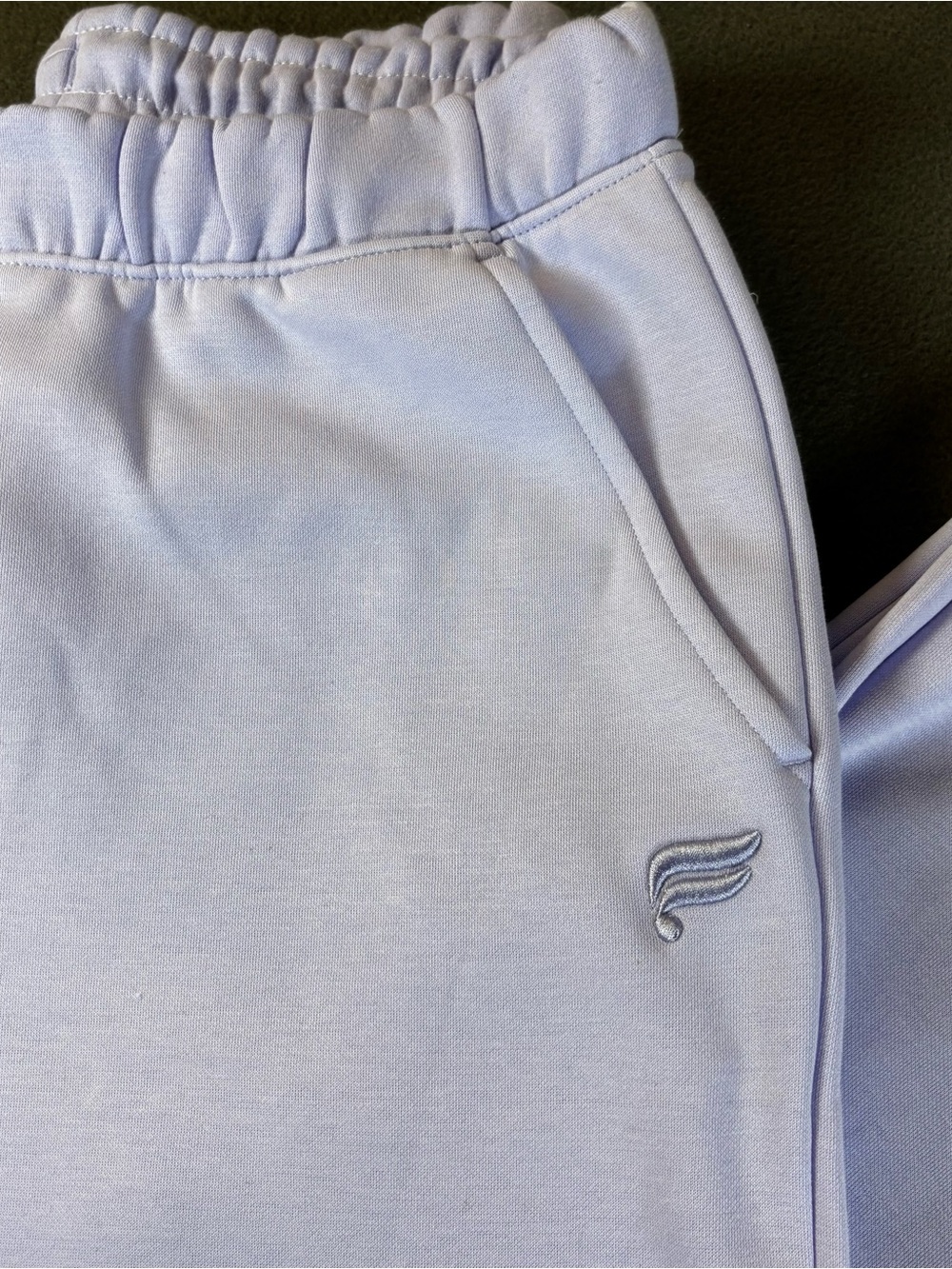 FABLETICS Cozy Fleece Wide Leg Sweatpant in Lilac- Size Small - Picture 4 of 13